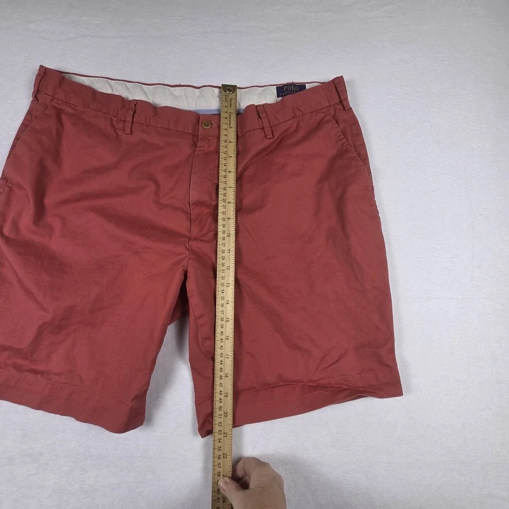 Polo Ralph Lauren Cotton Chino‎ Shorts Mens 42x8 Pink Salmon Preppy